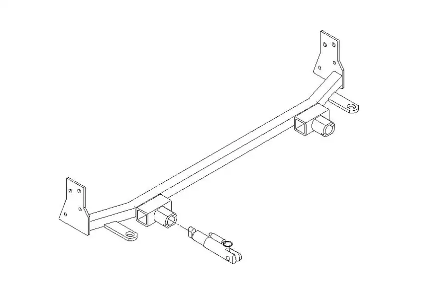 BlueOx Tow Bar Base Plate For Select ACURA TL E13 BX1014
