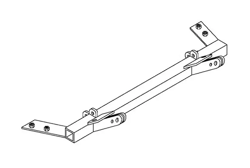 BlueOx Tow Bar Base Plate, Front Mount, RV Flat Towing for Select, CHEVY LUMINA VAN E13