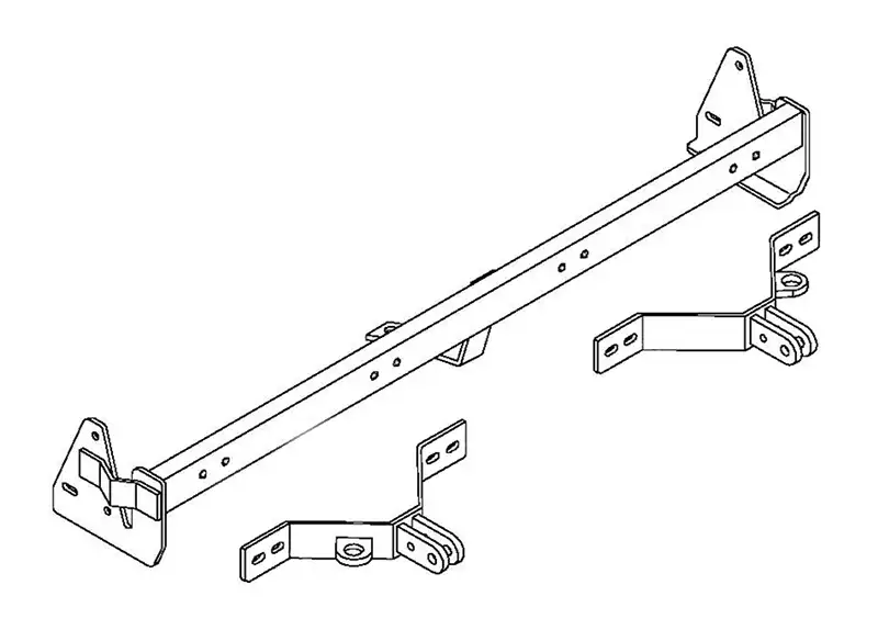 BlueOx Tow Bar Base Plate, Front Mount, RV Flat Towing for Select, NISSAN ALTIMA