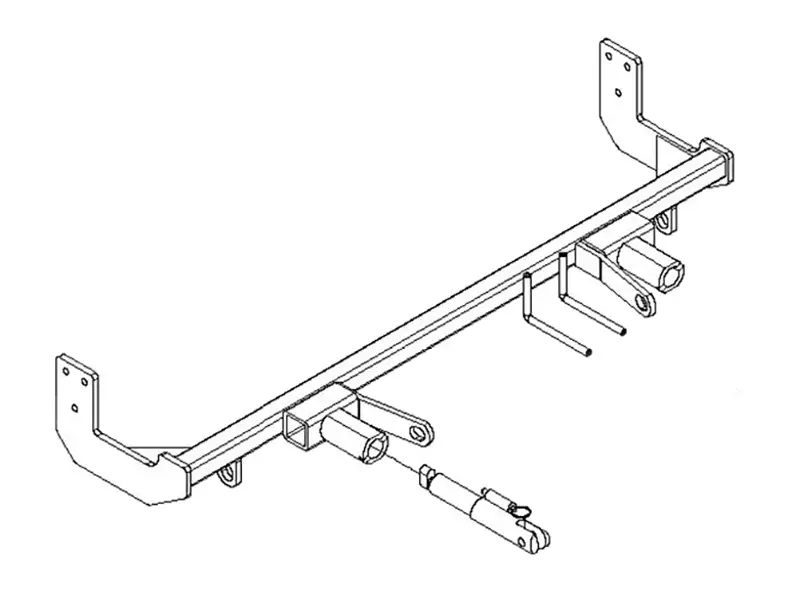 BlueOx Tow Bar Base Plate, Front Mount, RV Flat Towing for Select, NISSAN ALTIMA E13