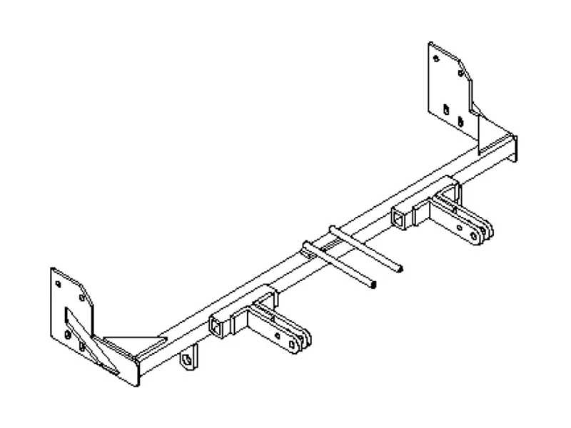 BlueOx Tow Bar Base Plate For Select MAZDA PROTEGE E13 BX2517