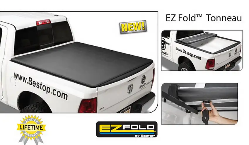 Bestop 16242-01 EZ Fold™ Soft Tri-Fold Tonneau Cover