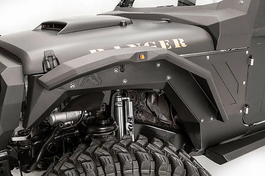 Fab Fours Front Fender Flares for 07-24 Jeep Wrangler JK & JL JK1003-1