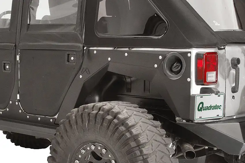 Fab Fours Rear Fenders for 07-18 Jeep Wrangler Unlimited JK JK1001-1