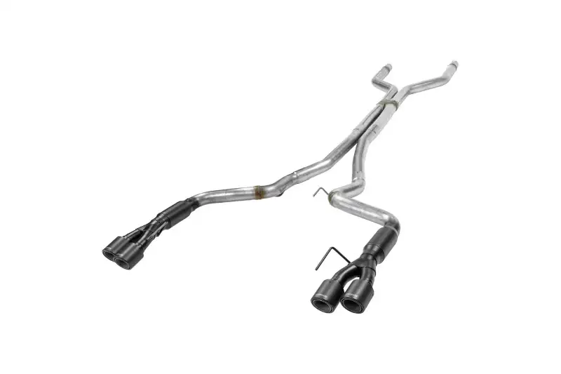 2018-2023 Ford Mustang GT 5.0L Flowmaster Outlaw Cat-Back Exhaust System Carbon Fiber Tips | 817808