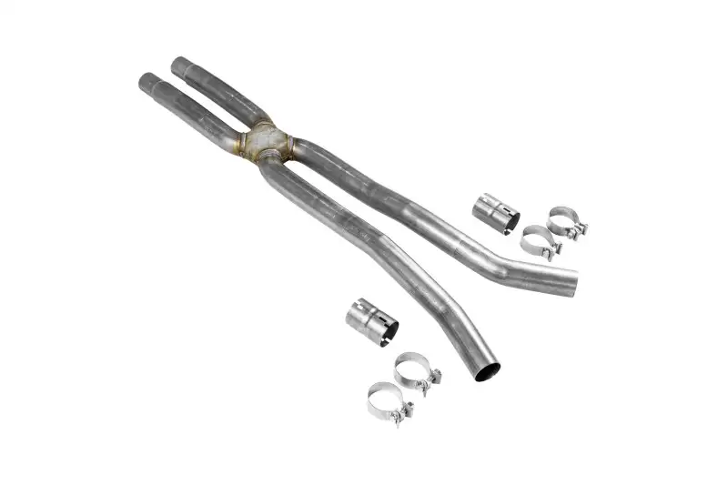 2018-2025 Ford Mustang GT 5.0L Flowmaster No Resonator Scavenger X-Pipe Kit | 817817