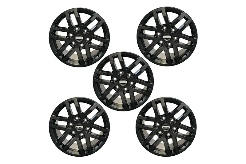 2021-2025 Ford Bronco 6x139.7mm Ford Performance 17x8.5 inch Dyno Gray 55mm Offset Wheel Kit | M-1007K-BR1785