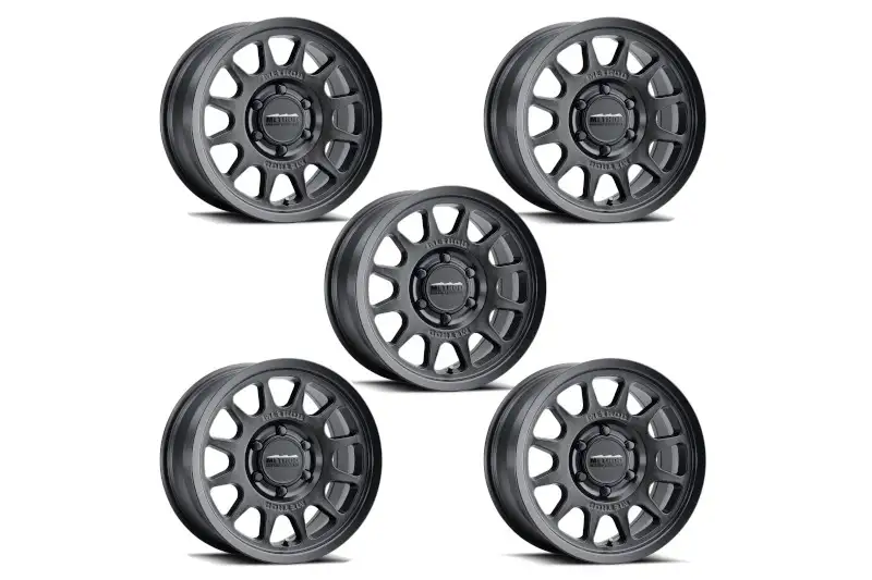 2021-2025 Ford Bronco Ford Performance 17x8.5 inch Method Matte Black 35mm Offset Wheel Kit | M-1007K-M1785MB