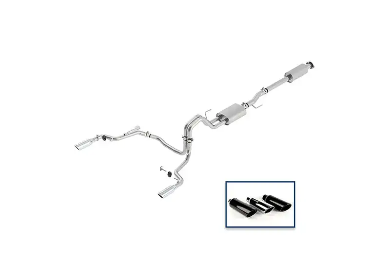 2015-2020 Ford F-150 Ford Performance Cat-Back Rear Exit Touring Exhaust System Chrome Tips | M-5200-F1550DTCA