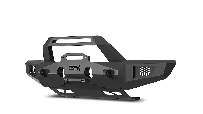 Body Armor Orion Front Bumper for 2007-24+ Jeep Wrangler JK, JL & Gladiator JT JP-19535-