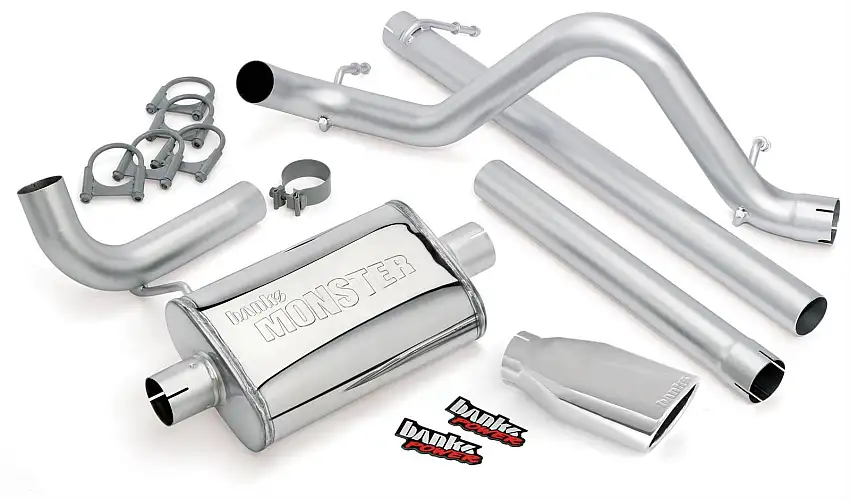 Banks Power T-409 Monster Exhaust For 2007-11 Jeep Wrangler JK 2 Door With 3.8L 51321