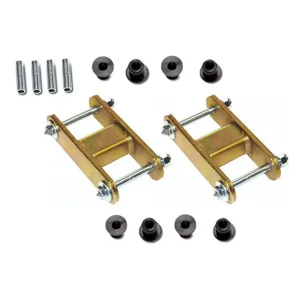 Warrior Products 1-1/2" Lift Greaseable Shackles For 1953-75 Jeep CJ5 13162