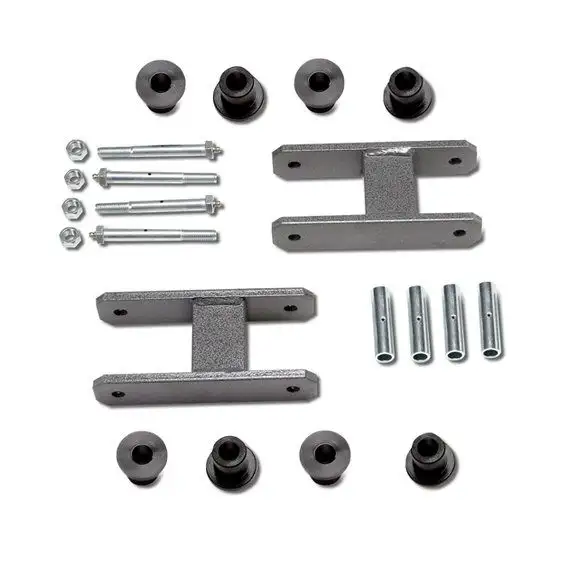 Warrior Products 1-1/2" Lift Greaseable Shackles For 1953-75 Jeep CJ5 13160