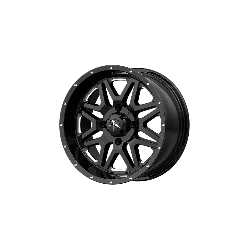 MSA Offroad Wheels M26-04710M M26 VIBE 14X7 4X110 MILLED G-BLACK 00MM