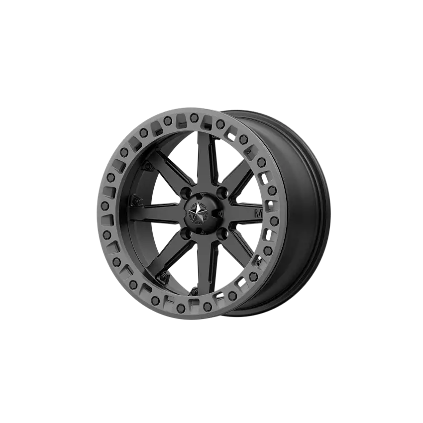 MSA Offroad Wheels M31-04010 MA031 14X10 4X110 S-BLK M-GRY RG 00MM