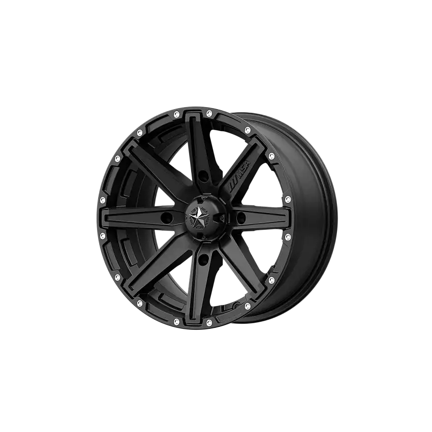 MSA Offroad Wheels M33-02710 MA033 12X7 4X110 S-BLK 10MM