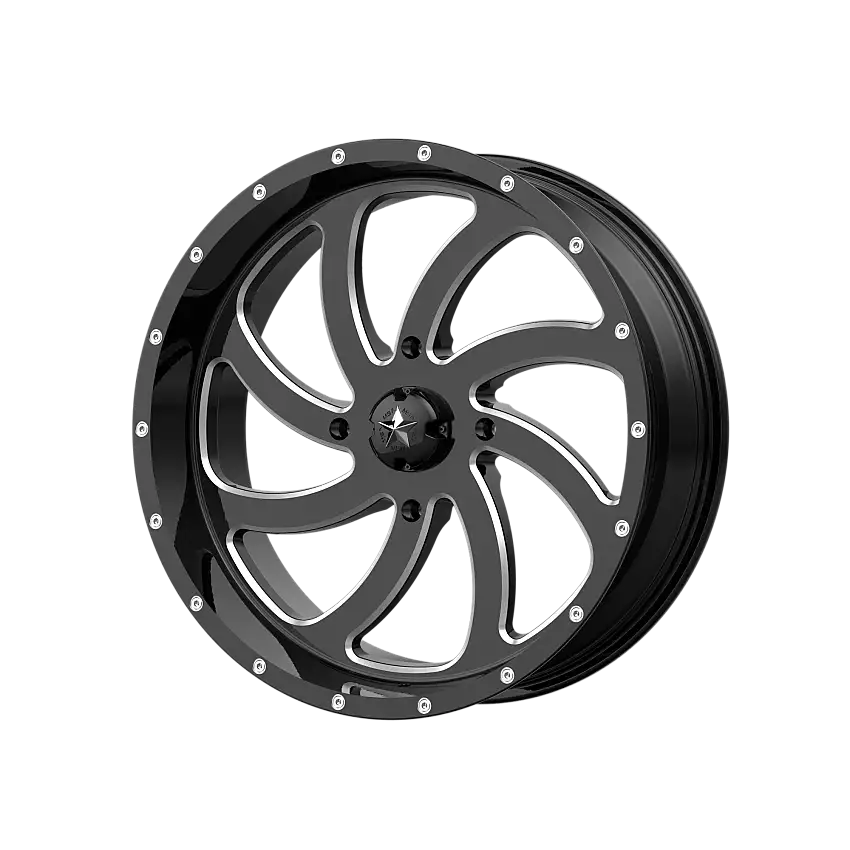 MSA Offroad Wheels M36-018737M M36 18X7 4X137 G-BLK MILL 00MM