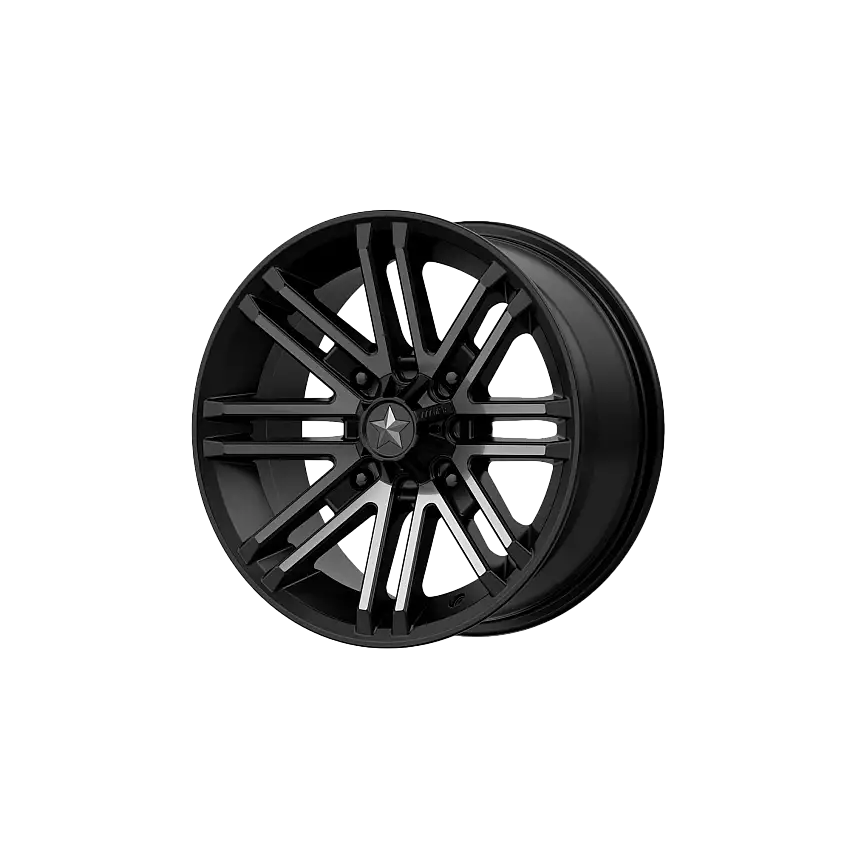 MSA Offroad Wheels M40-04710 M40 14X7 4X110 S-BLK TTCC 10MM