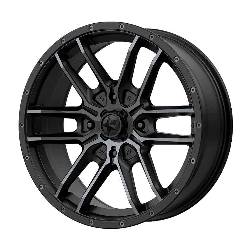 MSA Offroad Wheels M43-020737 M43 20X7 4X137 S-BLK TTCC 10MM