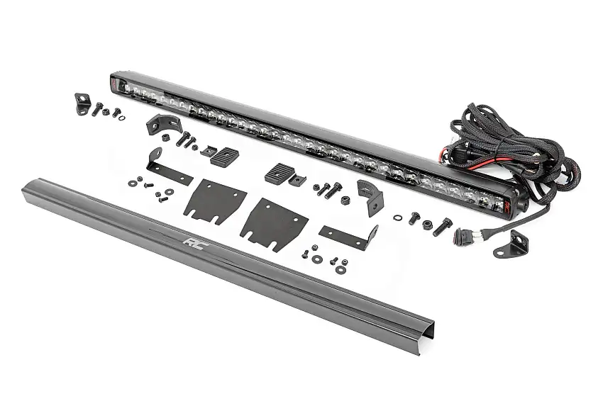 Rough Country LED Hood Kit 30" Spectrum Series For 18-24 Jeep Gladiator JT/Wrangler JL 80054