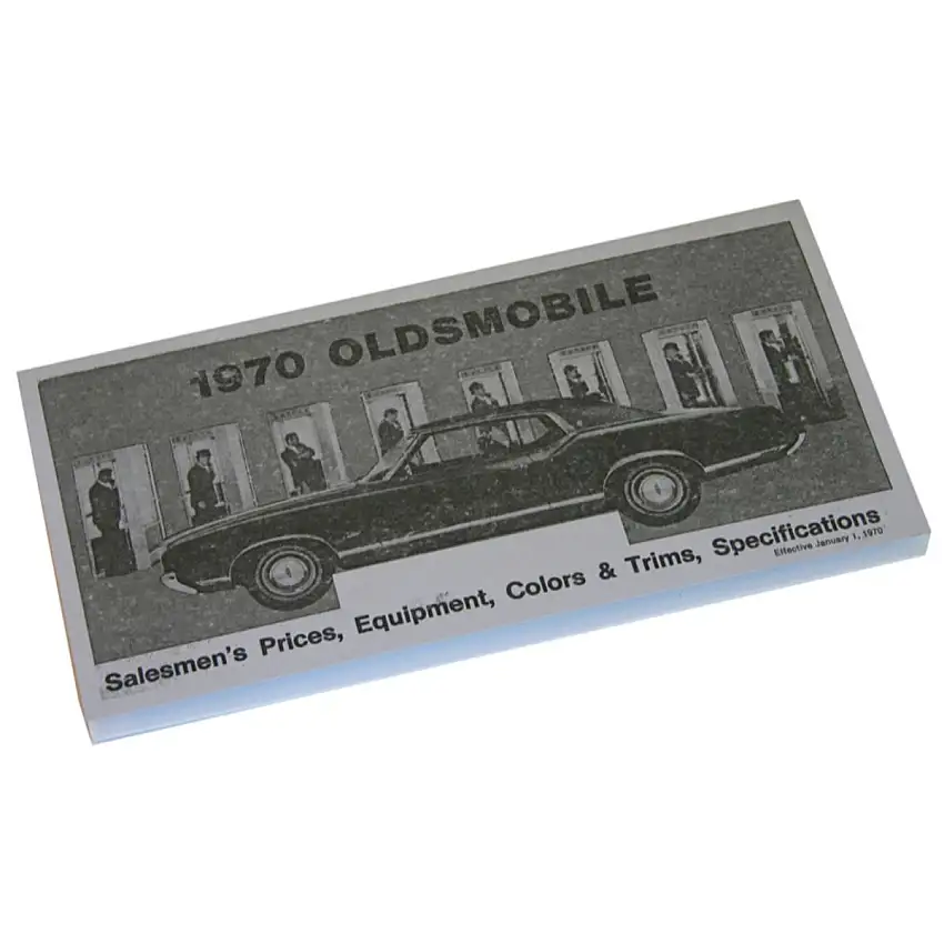 1970 Oldsmobile Accessorizer Book, 1pc