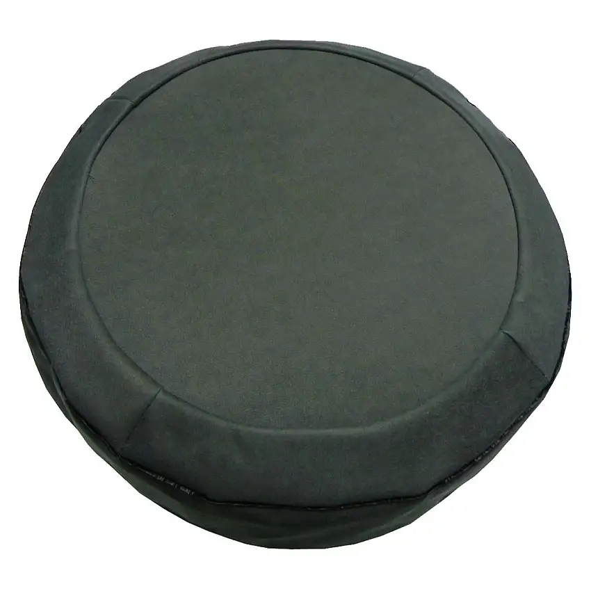 1964-75 GM Spare Tire Cover, Grey/Green Felt, Snug fit with lower elastic band and hard board center section