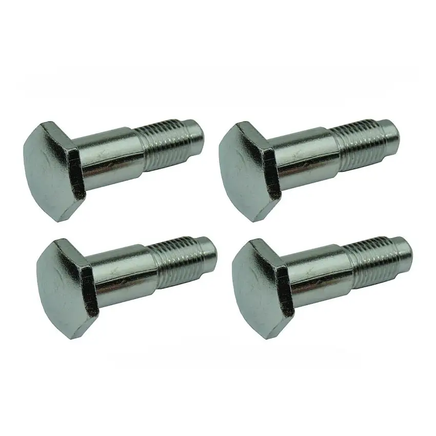 1964-66 All GM, Chrome Long Front Seat Belt Bolts 4pc