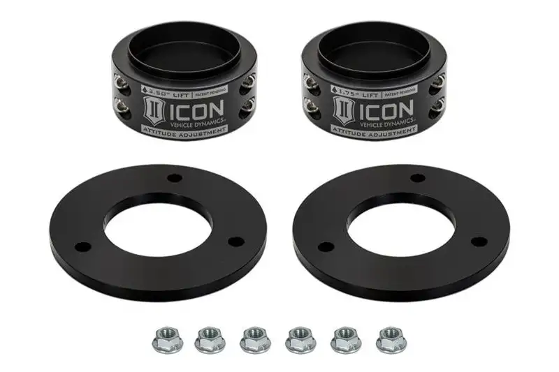 2021-2025 Ford Raptor ICON .5-2.50 inch AAC Front Leveling Kit Non 37 Pack | IVD6135B