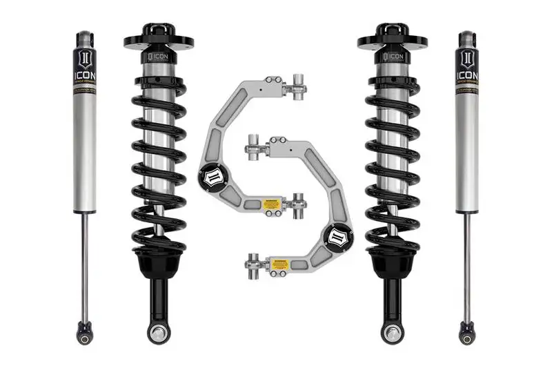 2021-2026 Ford F150 4WD ICON 2.75-3.5 inch Stage 1 Suspension System - Billet UCAs | K93131