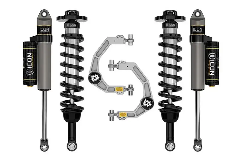 2021-2026 Ford F150 4WD ICON 2.75-3.5 inch Stage 2 Suspension System - Billet UCAs | K93132