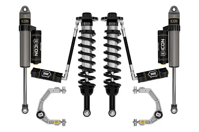 2021-2026 Ford F150 4WD ICON 2.75-3.5 inch Stage 3 Suspension System - Billet UCAs | K93133