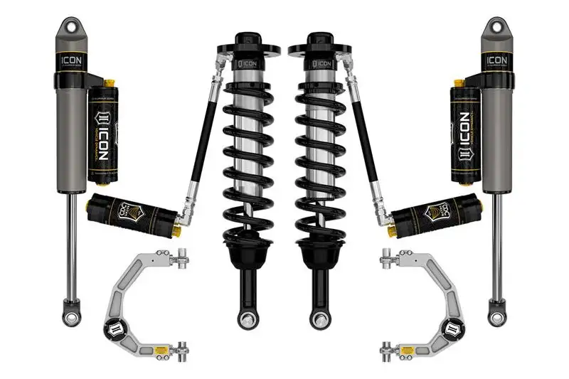 2021-2026 Ford F150 4WD ICON 2.75-3.5 inch Stage 4 Suspension System - Billet UCAs | K93134