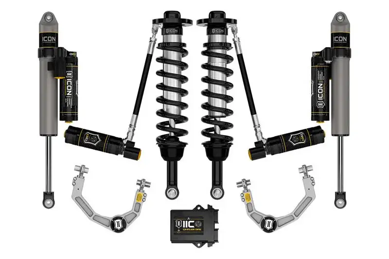 2021-2026 Ford F150 4WD ICON 2.75-3.5 inch Stage 5 Suspension System - Billet UCAs | K93135