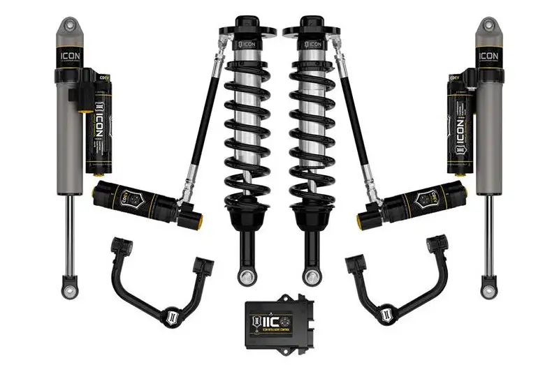 2021-2026 Ford F150 4WD ICON 2.75-3.5 inch Stage 5 Suspension System - Tubular UCAs | K93135T