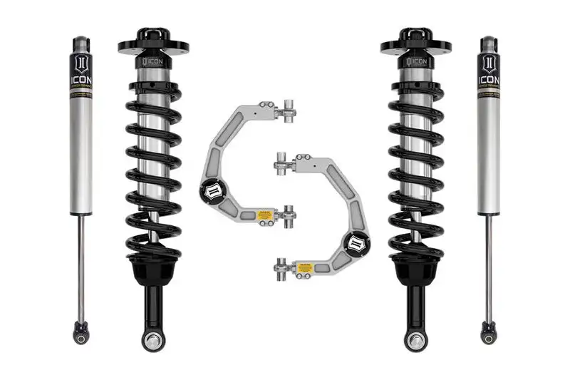 2021-2026 Ford F150 4WD Tremor ICON 2.5-3 inch Stage 1 Suspension System - Billet UCAs | K93161