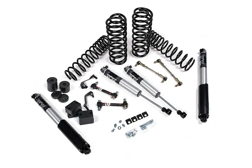 JKS Manufacturing JSPEC155PS JKS 1.5" Suspension Lift Kit, 1" Rear, Coil Spring - Fox 2.5 Performance Shocks