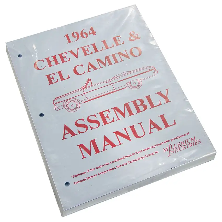 1964 Chevrolet Chevelle El Camino Factory Assembly Manual