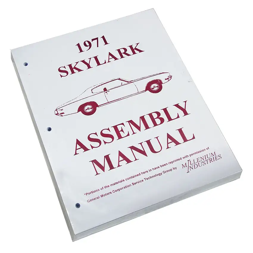 Factory Assembly Manual - 1971 Buick Skylark