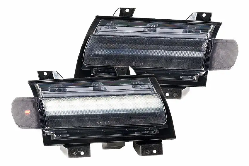 Morimoto XB LED Fender Lights (Smoked) - DRL/Signals For 2018-25+ Jeep Wrangler JL & Gladiator JT Models LF513.2