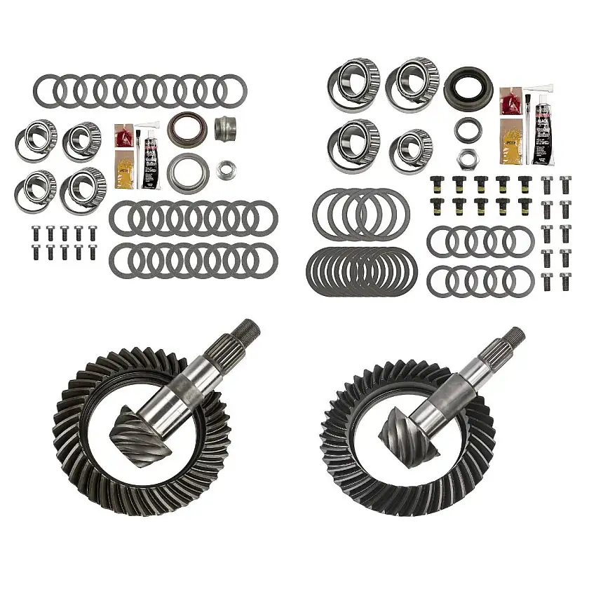 Motive Gear Front and Rear Ring and Pinion with Master Install Kits for 07-18 Jeep Wrangler JK with Dana 30 Front and Dana 44 Rear MGK-100-