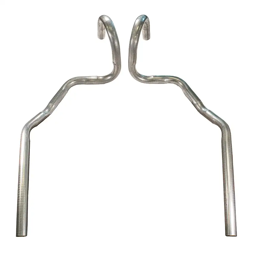 1970-72 Olds Cutlass/442/W-31 Stock 2" Tail Pipes With Cut Out Bumper