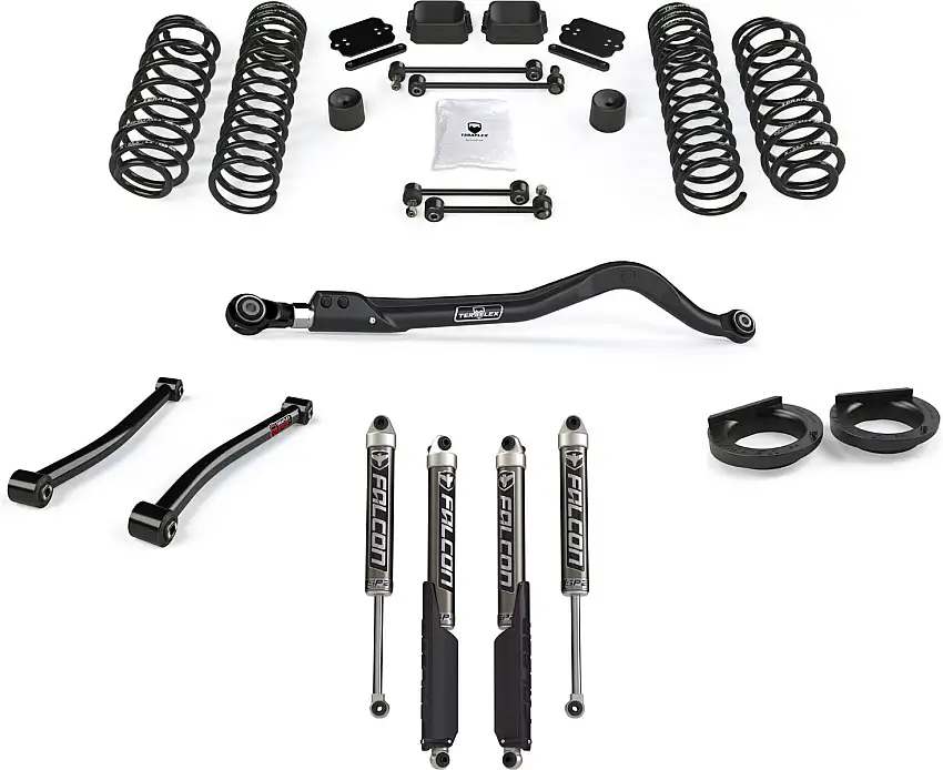 Quadratec ST2 2.5" Suspension Lift by Teraflex (Falcon SP2.1 Shocks) for 18-25+ Jeep Wrangler JL Unlimited 4-Door with 3.6L/2.0L 16190-1095