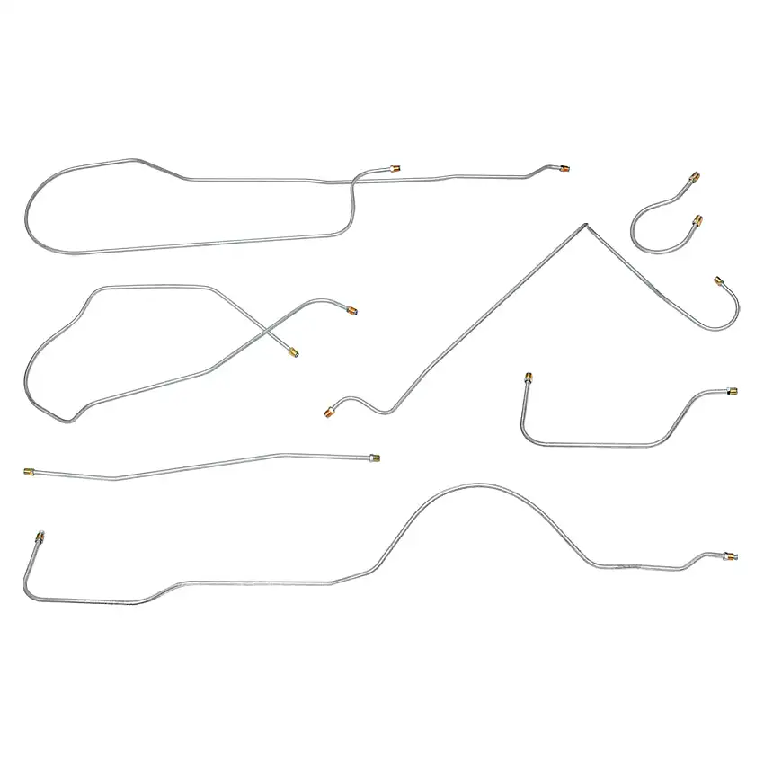 1958 Buick Special/Century (Series 40/60 Only) Manual Brake Line Kit 7pc, Stainless