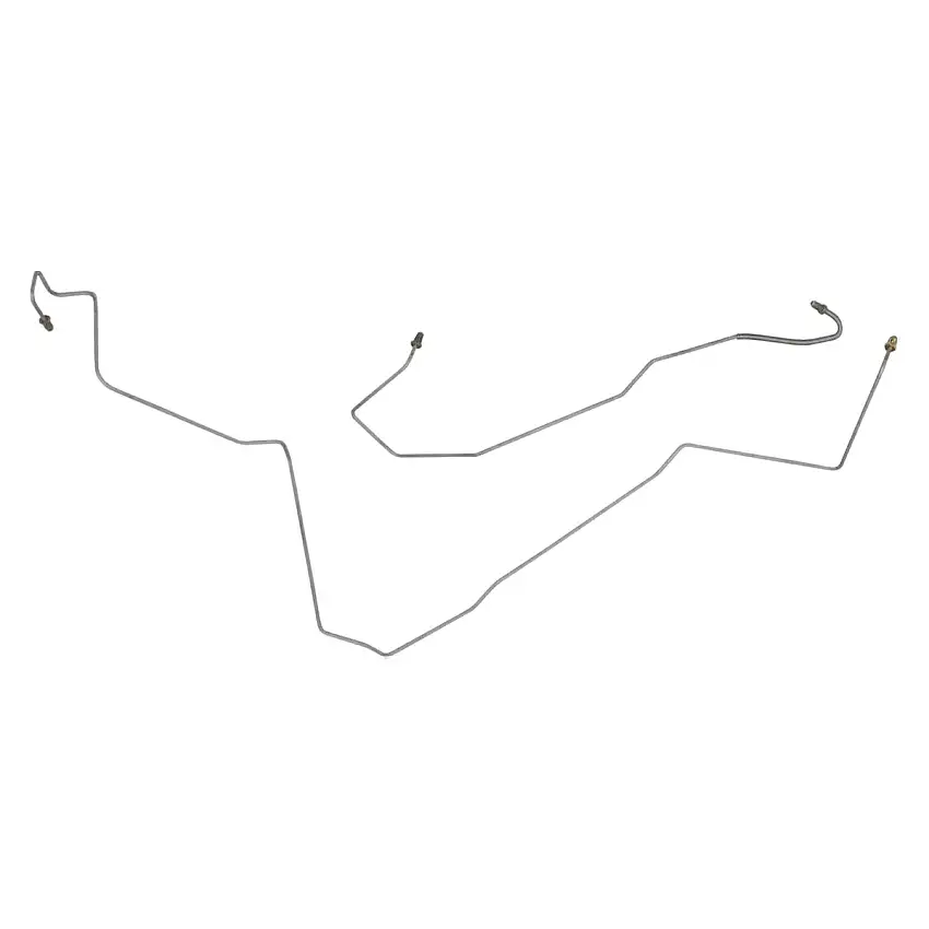 1999-05 Pontiac Grand Am SE Front Disc/Rear Drum w/ABS (Side of ABS) 3/16" Right & Left Front Brake Lines 2pc, Stainless