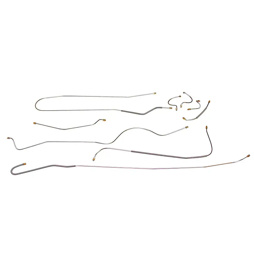 1962 Plymouth Belvedere/Fury (B-Body) w/Max Wedge Manual Drum Brake Line Kit 6pc, Stainless