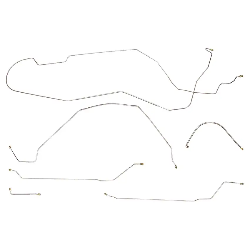 1953-58 Studebaker Champion 116.5" WB w/o Hill-Holder Brake Line Kit, Stainless