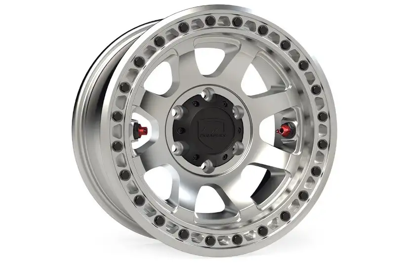 Toyota/Ford 6x139mm TeraFlex 17x9 inch Olympus Beadlock Machined Silver -25mm Offset Wheel | 1059329