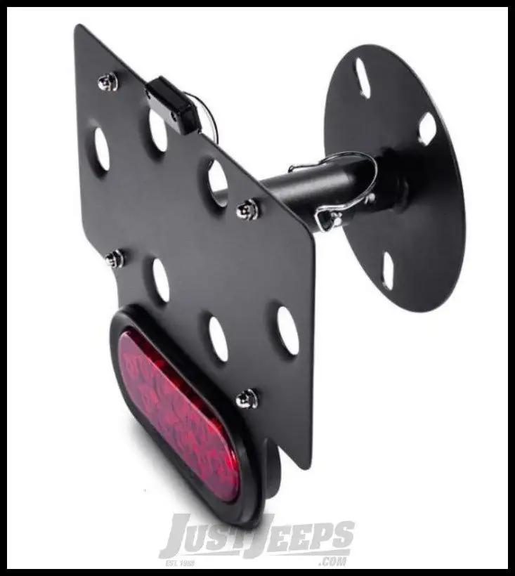 Warrior Products Spare Tire License Plate Mount with 3rd Brake Light 2380
