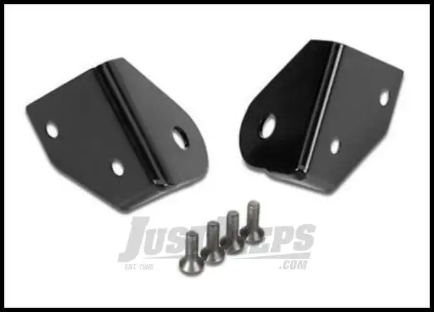 Warrior Products Windshield Hinge Light Brackets For 1976-95 Jeep Wrangler YJ and CJ 1515