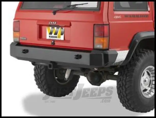 Warrior Products Standard Rear Bumper with D-Ring Brackets For 1984-96 Jeep Cherokee XJ 563